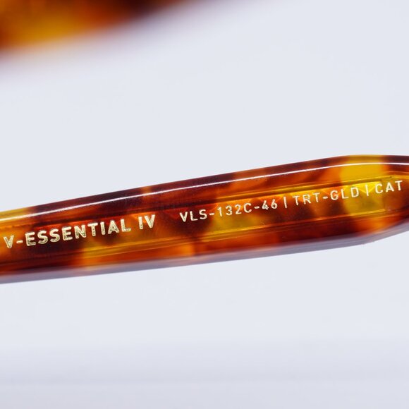 Valentino V-ESSENTIAL-IV VLS-132C Sunglasses Havana Round Frame, Green Lenses - Picture 10 of 11